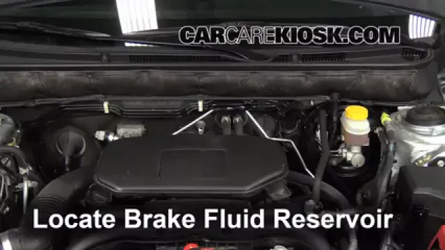 2012 Subaru Outback 2.5i Premium 2.5L 4 Cyl. Brake Fluid Check Fluid Level